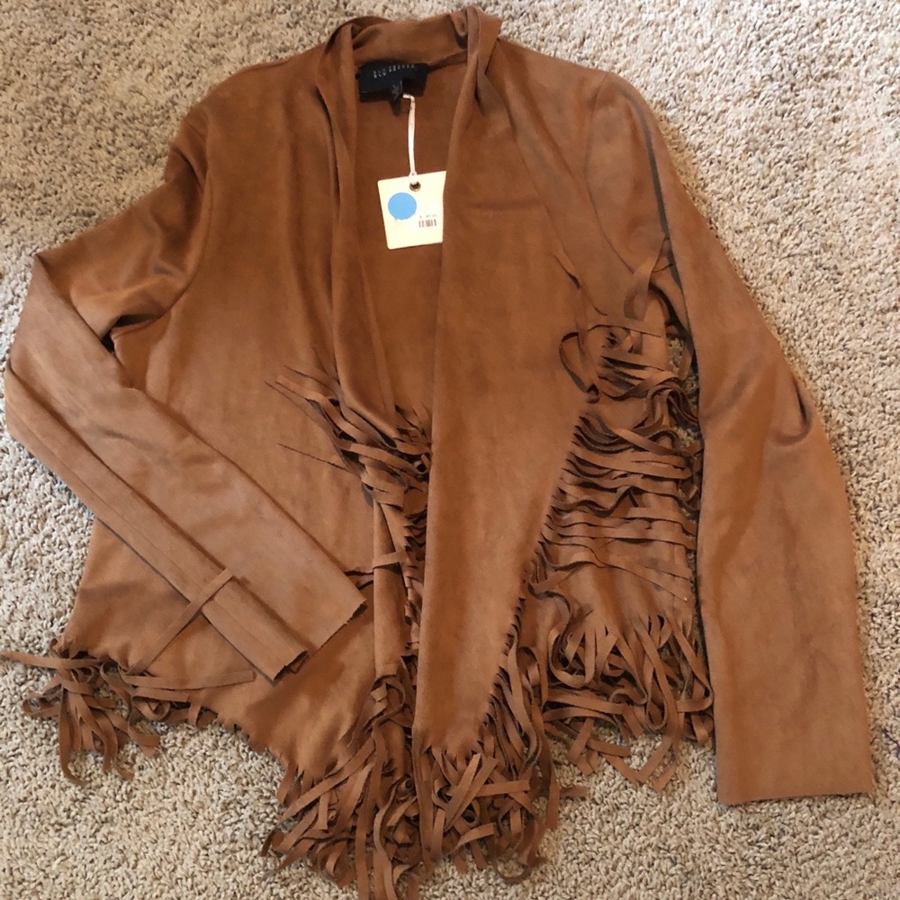 Blu Pepper fringe jacket